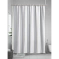 thumbnail image 5 of Geometric Gray Shower Curtain, Ethnic Stripes Waterproof Shower Curtain Set with 12 Hooks Lightweight Washable Fabric Shower Curtains for Bathroom 72x72 Inches, 5 of 6