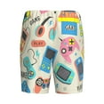 thumbnail image 5 of Gaeub Playing Video Games Printed Men's Short Pajama Pants, Lightweight Lounge & Sleep Bottoms Keep You Cool - 3X-Large, 5 of 9