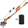 thumbnail image 2 of Costway Electric Drywall Sander 750W Adjustable Variable Speed w/ Vacuum and LED Light, 2 of 12