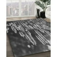 thumbnail image 2 of Ahgly Company Indoor Round Patterned Iridium Black Area Rugs, 6' Round, 2 of 6