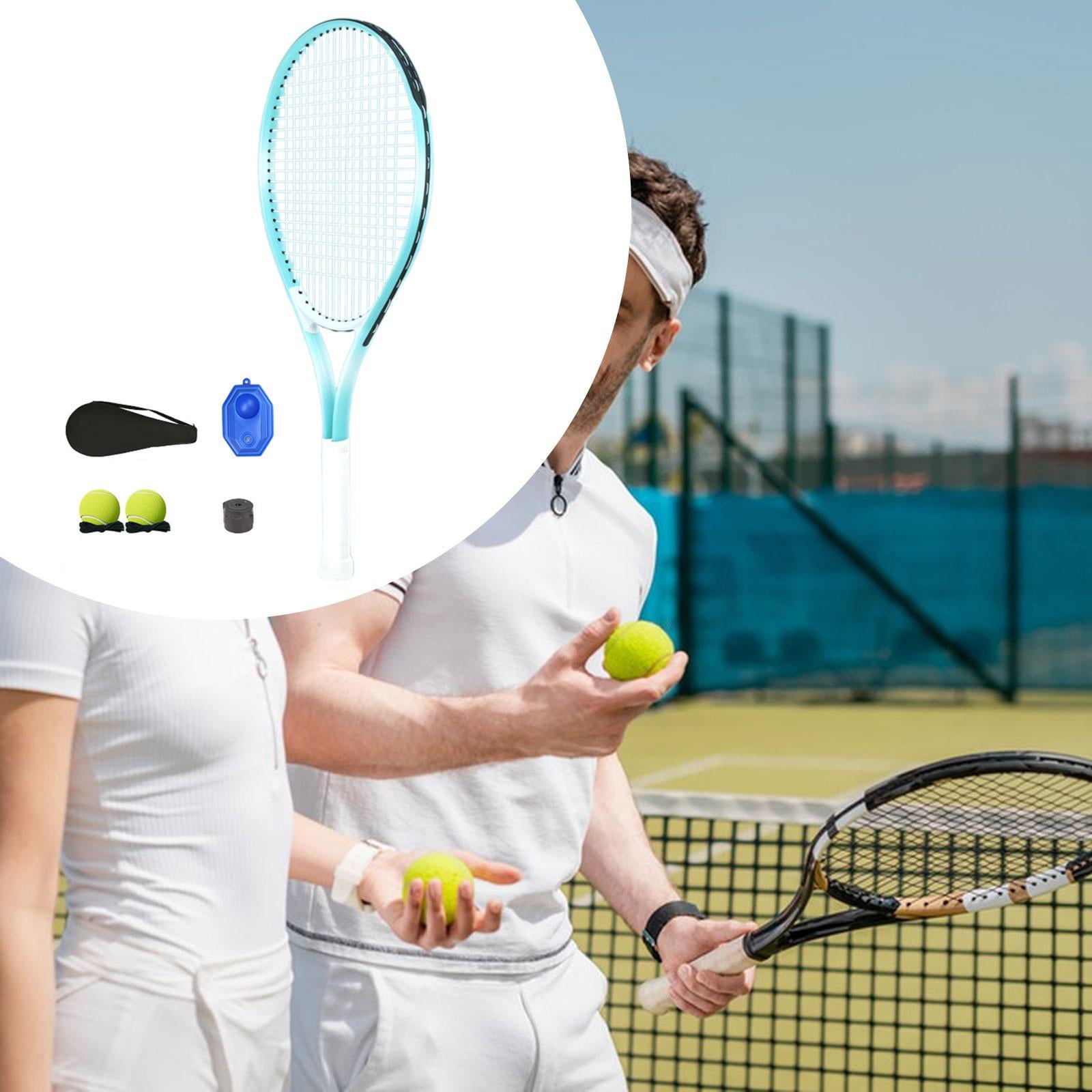 funtasica Tennis Racquet Set Practice Kit with Tennis Balls for Playground , Blue