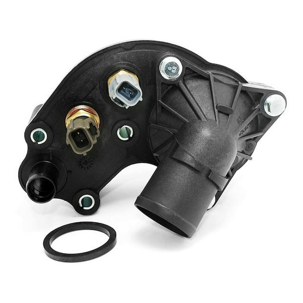 Engine Coolant Thermostat Housing Assembly Compatible with 2001 Ford