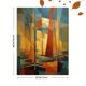 thumbnail image 3 of Qisvanset Kid Peeking Fence Canvas Print 12x16 Inch Kids Room Art, 3 of 8