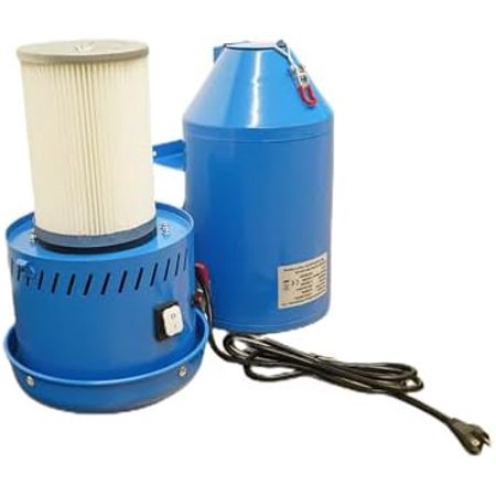1.75 HP Dust Collector for Sand Blast Cabinet Dust Collection Reclaimer System for Media Blaster/Blasting Cabinet with 2 Gallon Capacity