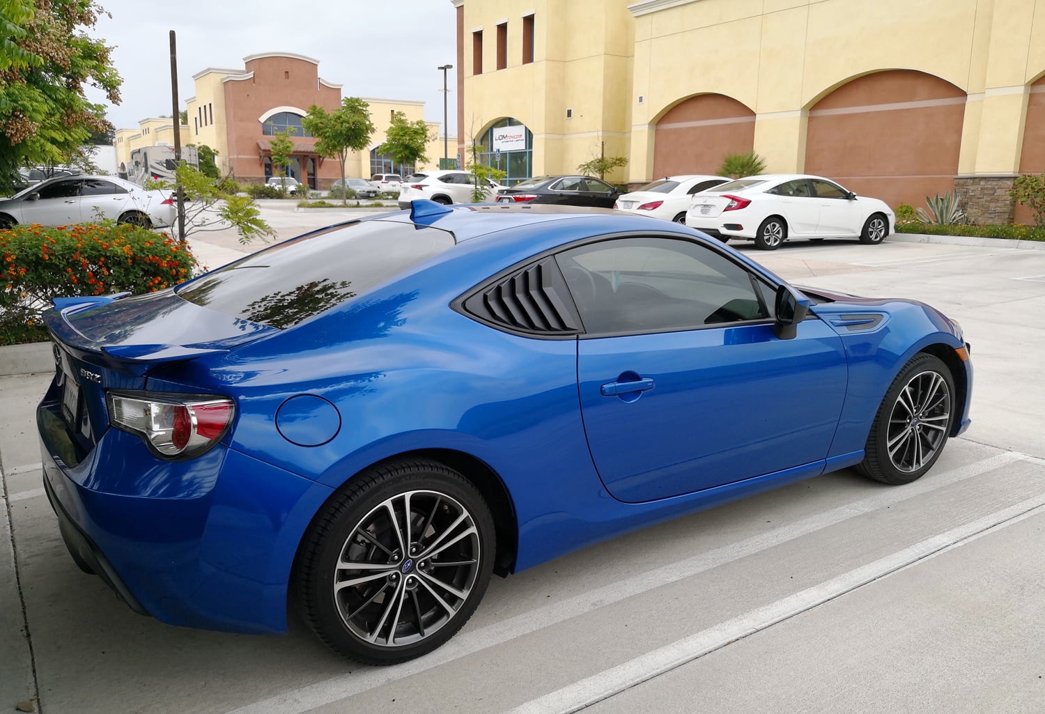 Rear Vent Side Quarter Window Louver Cover For Toyota 86 Scion FRS Subaru BRZ