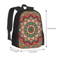 thumbnail image 3 of XMXT Travel Laptop Backpack for School Work, Vintage Ethnic Abstract Print Large Capacity Bookbag Travel Bag Backpacks for Women Men, 3 of 9