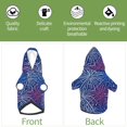 thumbnail image 6 of Honeii Ireworks In The Night Sky Print Small Dog Hoodies Pet Hooded Sweatshirts Fall Winter Puppy Cat Sweaters Warm Clothes for Small Dogs Outfits Costume-Small, 6 of 7