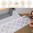 thumbnail image 5 of AOWOO 17.7 Inch x 20 FT Non-Slip Shelf Liner, Non-Adhesive Washable Grease-Proof Cabinet Liner for Kitchen Cabinets, Drawers, Refrigerator, Pantry Shelves, 5 of 7