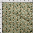 thumbnail image 4 of oneOone Velvet Yellow Fabric Floral Craft Projects Decor Fabric Printed By The Yard 58 Inch Wide, 4 of 4