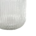 thumbnail image 4 of DecMode 11" Ribbed Glass Vase, 4 of 13