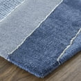 thumbnail image 3 of Feizy Nash Modern Geometric, Blue/Silver, 8' x 10' Area Rug Handmade Sheen Bohemian & Eclectic Color Block Floor Rug for Living room Bedroom, 3 of 8