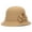 Camel, variant on Happydeer Cap Solid Color Comfortable Faux Wool Wide Brim Hat for Tea party (Red)