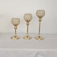 thumbnail image 4 of Candelabro de boda de estilo europeo, accesorios para candelabros individuales, adornos artesanales huecos de cristal, 4 of 5