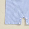 thumbnail image 4 of Baby Onesies Boy Cartoon Embroidery Print Sleeveless Romper Jumpsuit Newborn Summer Overall Outfit, 4 of 8