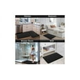 thumbnail image 4 of Yafa Home Fashion 1pc:24" X 47" Bath Rug, Memory Foam; Machine Washable, Water Absorbent & Non-Slip Bathmats(Black), 4 of 7