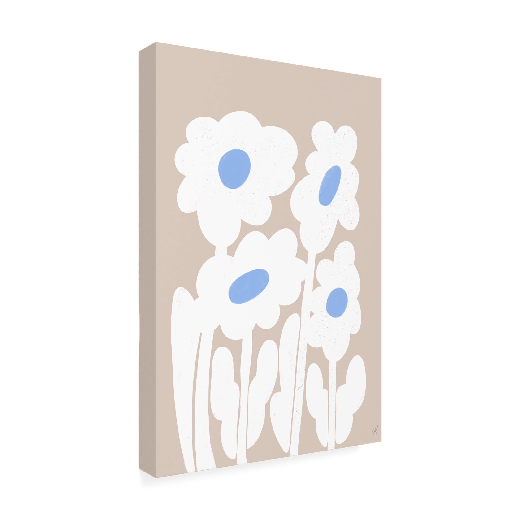 Canvas Wall Art - Anne-Marie Volfova 'Flowers' Wall Art for Living Room, Bedroom, or Office D?cor by Trademark Fine Art - 16 x 24 Inches