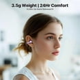 thumbnail image 3 of AI Translator Earbuds Real Time Translation Bluetooth Earbuds 144Languages Open-Ear Clip-on Design, 3 of 5