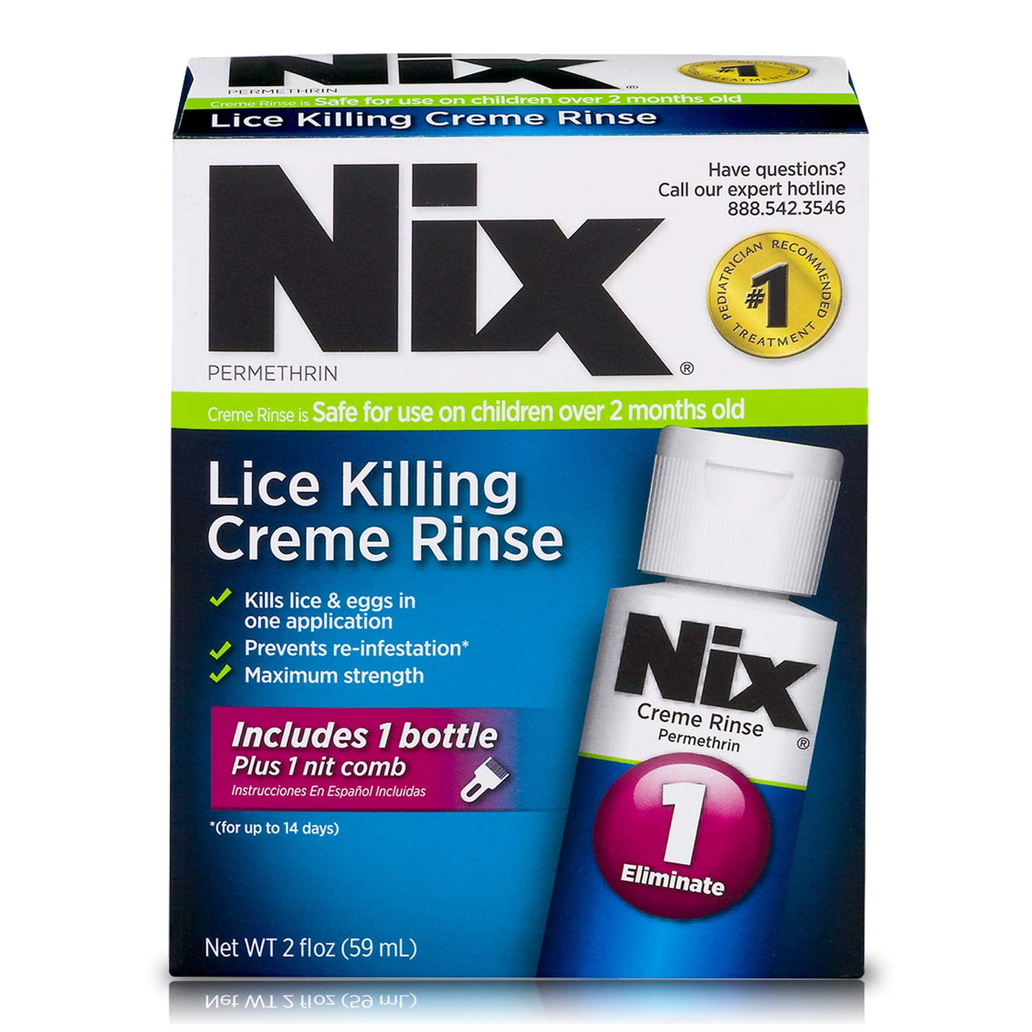 Nix Lice Killing Creme Rinse, 2 fl. oz.