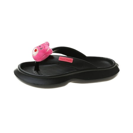 

Neuter Summer Outdoor Sandals Wearable and Breathable Suitable for Indoor Outdoor Black 35-36