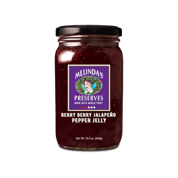 Melinda's Whole Fruit Preserves Berry Berry Jalapeno