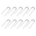 thumbnail image 1 of 100x30mm(LxW) 3mm Diá U Pins Redondos de Acero al Carbono Galvanizado Paquete de 10, 1 of 5