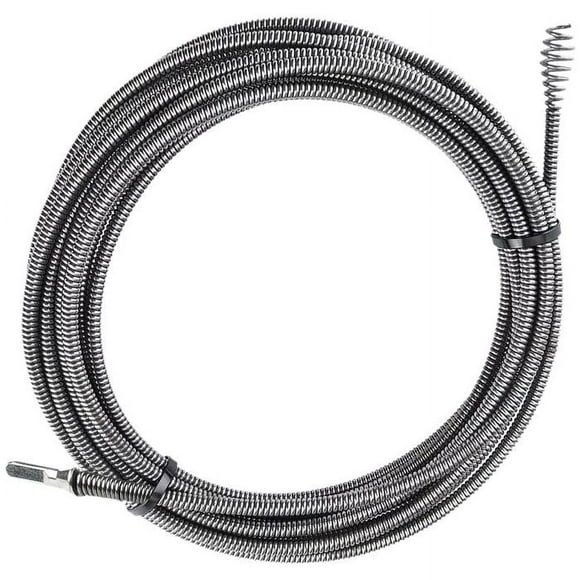 Destapa Tuberías SnakeTol08m 1Pza 8m ó 314" Longitud Desatascador Acero Inoxidable.