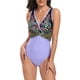 thumbnail image 1 of Gibobby Traje de baño completo mujer Traje de baño para mujer Traje de baño de bikini estilo sexy deportivo europeo y americano(Morado,M), 1 of 5