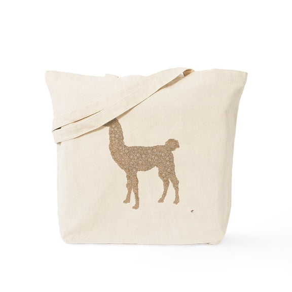 CafePress - Circle Of Llamas Tote Bag - Unisex Canvas Tote Bag, Beige, 1-Piece