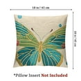 thumbnail image 4 of BANET Set of 2 Embroidered Decorative Throw Pillow Covers Square Pillowcases for Sofa Farmhouse Decor (Big ) 20x20in, 4 of 7