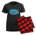 thumbnail image 5 of CafePress - Adirondacks New York Outdoors Pajamas - Women's Short Sleeve Print T-Shirt and Pants Dark Cotton Pajama Set, 5 of 7