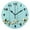 E80, variant on Marine Seashells Round Wall Clock Quiet Battery Operated Living Room Wall Watch Silent Non Ticking Desk StarWall Clocks Art(12 Inch)