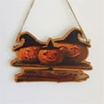 thumbnail image 2 of Fiudx Decoración de Calabaza de Halloween, Diseño de Hombre Zombi de Madera, Artesanía Artesanal, Letrero Vibrante para Puerta, Adorno para Pared de Jardín, Bienvenida Perfecta de Halloween, Tamaño 2, 2 of 3