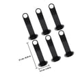 thumbnail image 2 of OULII 6Pcs Sports Cone Rack Black PP Practical Design For Football Training for Fan Gear, 2 of 8
