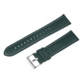 thumbnail image 3 of Uxcell Leather Watch Band 22mm Quick Release Genuine Leather Replacement Watch Straps for Men Women, Dark Green, 3 of 6