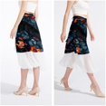 thumbnail image 4 of Bats Beach Skirts Summer Dress Chiffon Women's Casual Polyester Strap Beach Dress for Summer Beach Party, 4 of 6