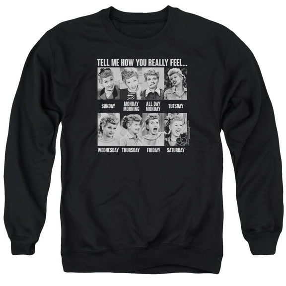 I Love Lucy - 8 Days A Week - Crewneck Sweatshirt - XX-Large