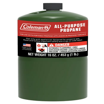Coleman All-Purpose Propane  Cylinder, 16oz