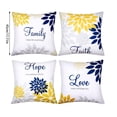 thumbnail image 2 of Throw Pillow Covers 18x18 Inch Set of 4, Printed Decorative Square Pillowcases, Farmhouse Holiday Cushion Covers for Couch Sofa Living Room Bedroom Outdoor Home Decor, 2 of 9
