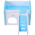 thumbnail image 4 of Cage Villa en PVC pour Petits Animaux, Idéale pour Hamster, Cochon d'Inde, Chinchilla, Hérisson, Écureuil, Mesure 14X11X11CM avec Fonction Relaxante 1Pcs, 4 of 5
