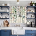 thumbnail image 2 of Curtains 84 Inches Long 2 Panels, Eucalyptus Leaves Grommets Window Treatment Curtain, Farmhouse Sage Green Leaf Floral Plants Thermal Curtains Drapes for Living Room/Bathroom, 2 of 9