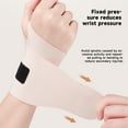 thumbnail image 3 of sunsanly Wrist Thumb Support Compression Sleeve with Fastener Tape Ultra-Thin Soft Breathable Elastic Injury Prevention Wrist Wrap Support Splint, 3 of 8