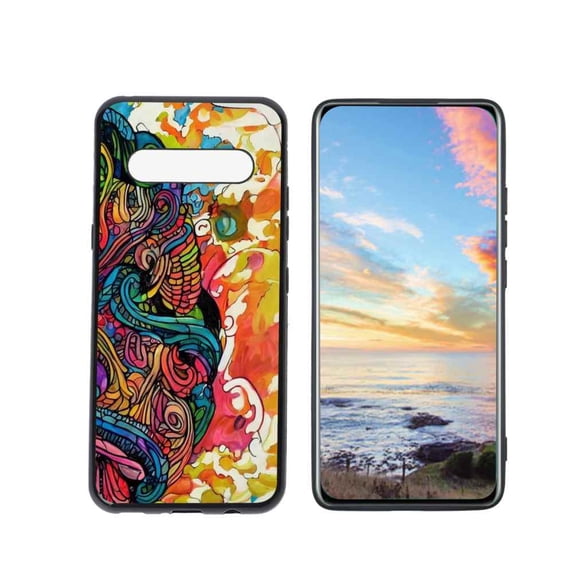 Compatible with LG V60 ThinQ 5G Phone Case, Art Brain 25 Case Men Women, Flexible Silicone Shockproof Case for LG V60 ThinQ 5G