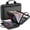 Black[B], variant on Djiypn Fireproof Accordion File Organizer with Lock,Hard Case Fireproof Document Box with 10 Pockets for Certificates, Passports Laptop Important Documents Portable Home Office Travel Safe Storage