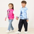 thumbnail image 5 of Disney Girls Bomber Jacket Minnie Mouse Colorblock Varsity Lightweight Sweatshirts Gift Fall Spring Sizes 3-10, 5 of 15