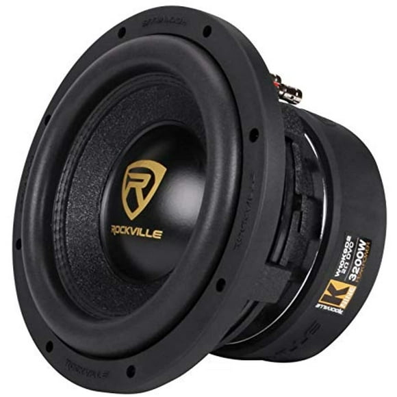 Rockville W10K9D2 10" 3200w Car Audio Subwoofer Dual 2-Ohm Sub CEA Compliant
