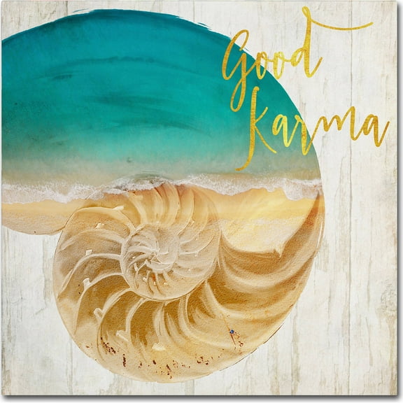 Trademark Fine Art "Sea In My Hand" Canvas Art by Color Bakery