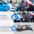 thumbnail image 5 of 1080P Dual Dash Cam Built-in GPS, Car Front and Rear Dash Camera with Night Vision, 170 Wide Angle, 1.5" LCD Display, Car Driving Recorder with G-Sensor, Parking Monitor, WDR, Loop Recording, 5 of 8