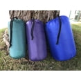 thumbnail image 2 of PUFF 50" x 60" Down Alternative Indoor/Outdoor Water Resistant Packable Throw, Purple, 2 of 3