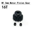 thumbnail image 2 of Btafrte Engranaje Piñón Sin Escobillas M1 5 Mm Metal para 1/8 RC Buggy Truck 16T, 2 of 9