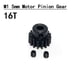 thumbnail image 2 of Engranaje Piñón Sin Escobillas M1 5 Mm Metal para 1/8 RC Buggy Truck (16T), 2 of 9